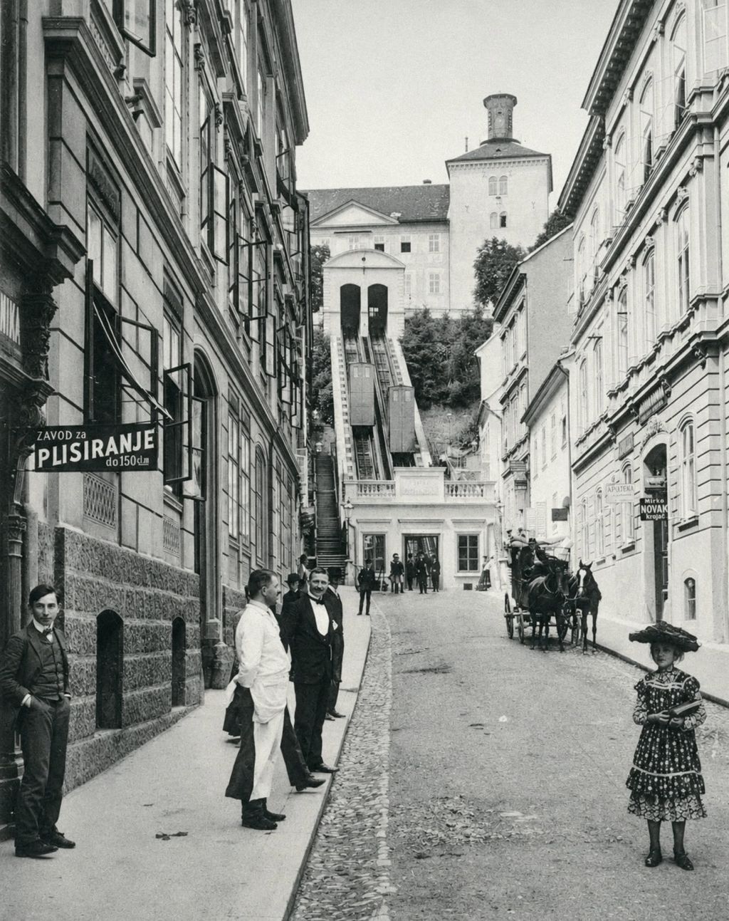 Bregovita ulica (današnja Tomićeva) oko 1905. godine A